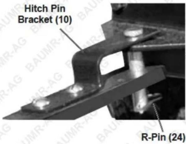Hitch Pin Bracket (10) R-Pin (24)
