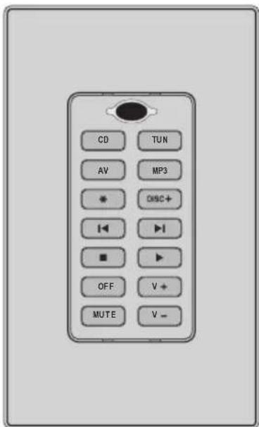 CD TUN AV MP3 * DISC+ ◀ ▶ ■ ▶ OFF V+ MUTE V -
