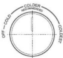 Jocel JC293ID - Recomendación de ajuste de temperatura - 4
