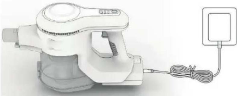 ECG VT 3620 2in1 Jean - NABÍJENÍ BATERIE - 1