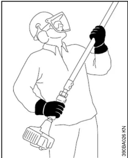 STIHL HT 134 - Durante el trabajo - 1