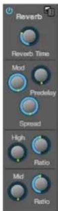 Reverb Reverb Time Mod Predelay Spread High Ratio Mid Ratio