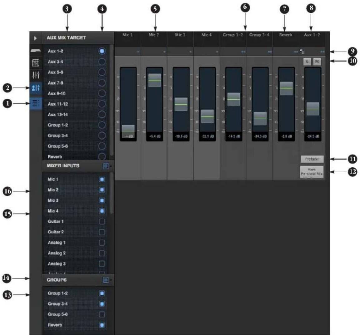 AUX MIX TARGET Aux 1-2 Aux 3-4 Aux 5-6 Aux 7-8 Aux 9-10 Aux 11-12 Aux 13-14 Group 1-2 Group 3-4 Group 5-6 Reverb MIXER INPUTS Mic 1 Mic 2 Mic 3 Mic 4 Guitar 1 Guitar 2 Analog 1 Analog 2 Analog 3 GROUPS Group 1-2 Group 3-4 Group 5-6 Reverb Mic 1 Mic 2 Mic 3 Mic 4 Mic 5 Mic 6 Mic 7 Mic 8 Mic 9 Mic 10 Mic 11 Mic 12 Mic 13 Mic 14 Mic 15 Mic 16 Mic 17 Mic 18 Mic 19 Mic 20 Mic 21 Mic 22 Mic 23 Mic 24 Mic 25 Mic 26 Mic 27 Mic 28 Mic 29 Mic 30 Mic 31 Mic 32 Mic 33 Mic 34 Mic 35 Mic 36 Mic 37 Mic 38 Mic 39 Mic 40 Mic 41 Mic 42 Mic 43 Mic 44 Mic 45 Mic 46 Mic 47 Mic 48 Mic 49 Mic 50 Mic 51 Mic 52 Mic 53 Mic 54 Mic 55 Mic 56 Mic 57 Mic 58 Mic 59 Mic 60 Mic 61 Mic 62 Mic 63 Mic 64 Mic 65 Mic 66 Mic 67 Mic 68 Mic 69 Mic 70 Mic 71 Mic 72 Mic 73 Mic 74 Mic 75 Mic 76 Mic 77 Mic 78 Mic 79 Mic 80 Mic 81 Mic 82 Mic 83 Mic 84 Mic 85 Mic 86 Mic 87 Mic 88 Mic 89 Mic 90 Mic 91 Mic 92 Mic 93 Mic 94 Mic 95 Mic 96 Mic 97 Mic 98 Mic 99 Mic 100