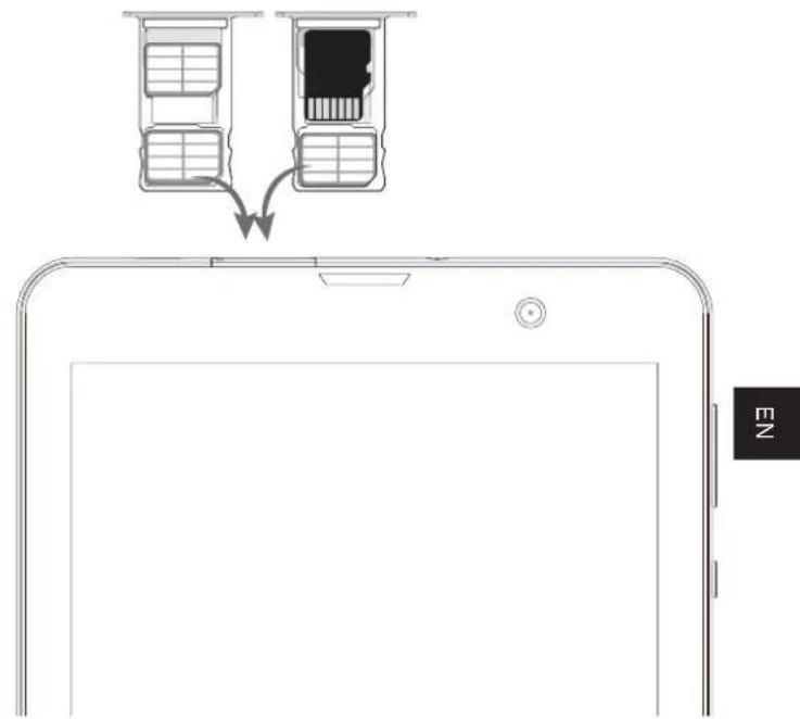 Diagram showing two devices with internal compartments and a device labeled 'EN' on the screen, connected by an arrow indicating flow or transformation.