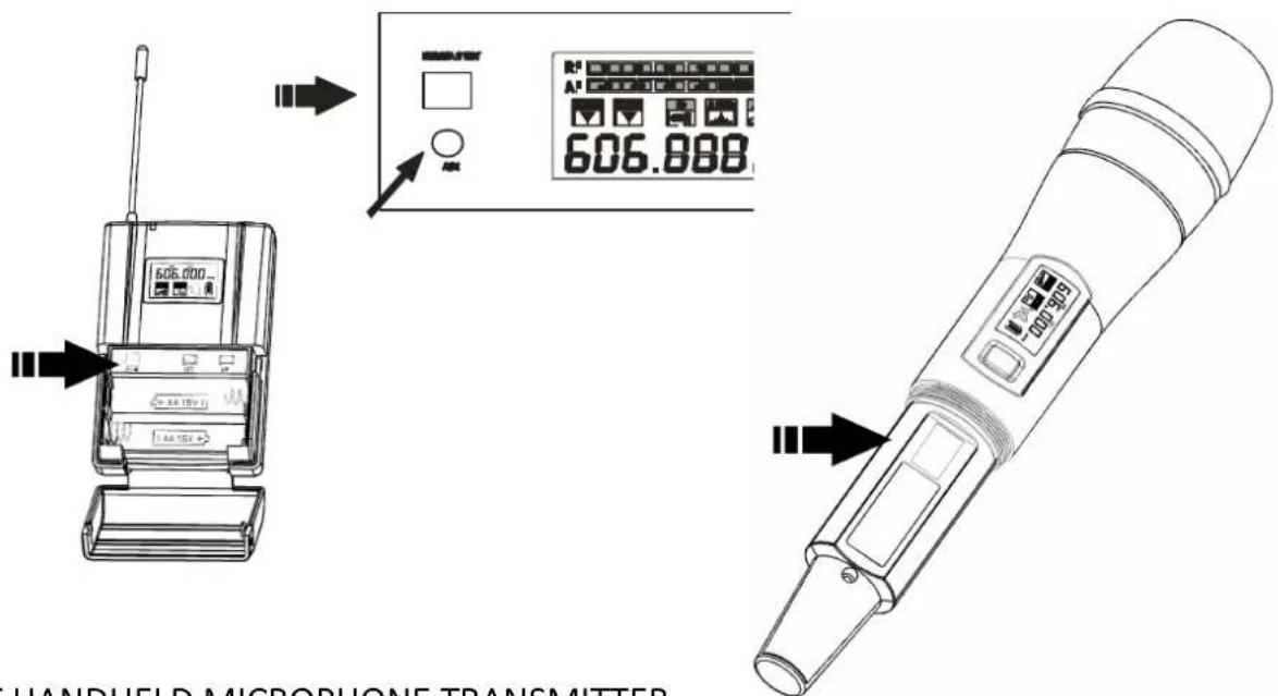 606.000 R2 A2 606.888 HANDHELD MICROPHONE TRANSMITTER