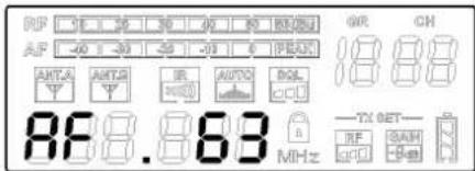 RUP 91 20 30 40 50 60 AIF -60 -30 -50 -10 0 PLEAK AMTA AMTA IR AUTO BOL 8F8.863 MHz QPR CH 18 88 TY GET RF BAH CUI