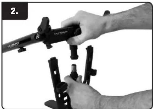 Ultimate Support HYM-100QR - Mic Stand Instructions (HyperStation QR &amp; HyperMount QR) - 2