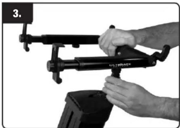 Ultimate Support HYM-100QR - AX-48 Pro Laptop Mount Instruction (HyperStation QR &amp; HyperMount QR) - 3