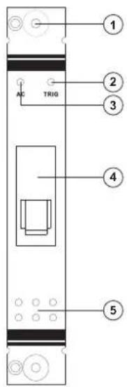 1 2 3 4 5 AC TRIG