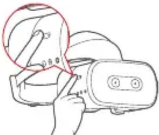 LENOVO Mirage Solo - Putting on the headset - 1