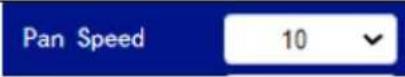 DataVideo PTC-285T - The PTZ Control Area of the Web UI - 5