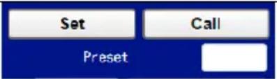 DataVideo PTC-285T - The PTZ Control Area of the Web UI - 9