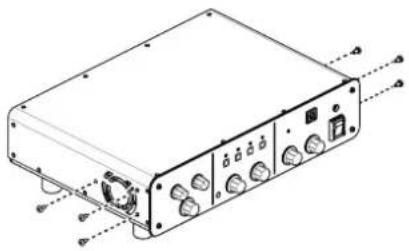 BOSS WAZA Tube Amp Expander - Anbringen der Rack-Winkel - 1