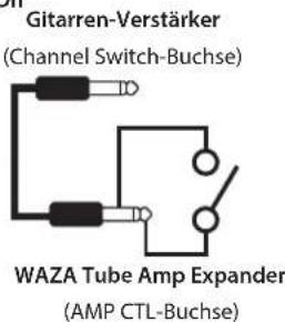 Gitarren-Verstärker (Channel Switch-Buchse) WAZA Tube Amp Expander (AMP CTL-Buchse)