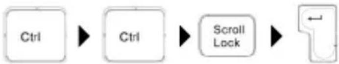 Icy Box IB-KVM8801-HU2 - Hot-key settings - 2