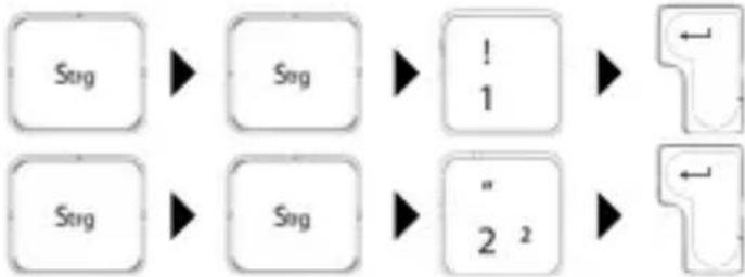 Icy Box IB-KVM8801-HU2 - Umschalten per Tastatur: - 2
