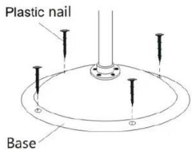 Plastic nail Base