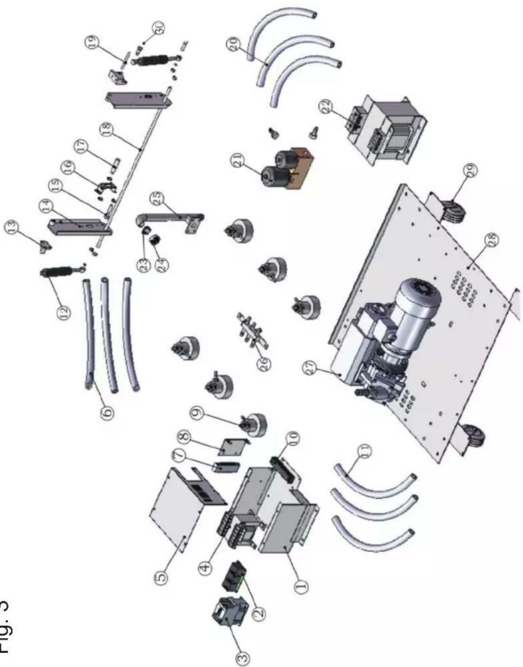 Fig. 3 ① ② ③ ④ ⑤ ⑥ ⑦ ⑧ ⑨ ⑩ ⑪ ⑫ ⑬ ⑭ ⑮ ⑯ ⑰ ⑱ ⑲ ⑳ ㉑ ㉒ ㉓ ㉔ ㉕ ㉖ ㉗ ㉘ ㉙ ㉚ ㉛ ㉜ ㉝ ㉞ ㉟ ㉳ ㉴ ㉵ ㉶ ㉇ ㉐ ㉒ ㉓ ㉔ ㉕ ㉖