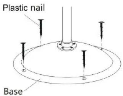 Plastic nail Base