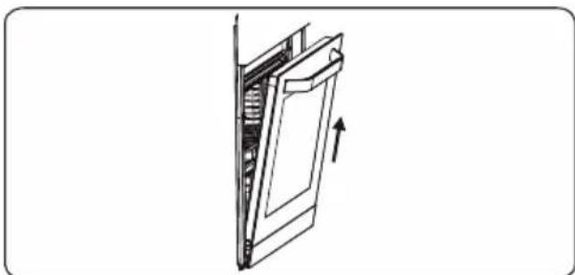 NEW POL VH3Z8P - Removal of the Oven Door - 3