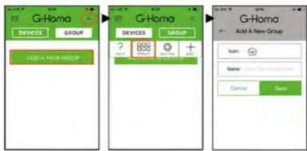 G-Homa DEVICES GROUP ADD A New Group G-Homa DEVICES GROUP ? 888 Add A New Group Item Name: www.g-homa.com Cancel Save