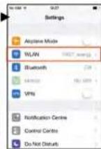 Emos P5530 - iOS iestatijumu lapas piemēri - 2