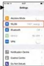 Emos P5530 - Primer prikaza strani nastavitve v napravi iOS - 2