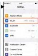 Emos P5530 - Example of the Setting Page in iOS - 2