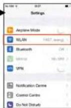 Emos P5530 - Nustatymų puslapio IOS sistemoje pavyzdys - 2