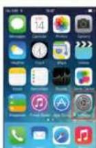 Emos P5530 - Példa az iOS rendszer beállítási oldalára - 1