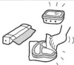 HITACHI R-M600VAG9THX - ห่อห้มอาหารหรือเก็บในกล่องก่อนนำเข้าตู้เย็น - 1