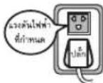 HITACHI R-M600VAG9THX - สายไฟและปลักไฟ เพื่อหลักเลี่ยงการเกิดอัดคีภัยหรือไฟดูด - 2