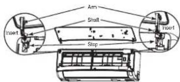 Arm Shelf Insert Stop