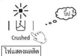 Crushed ไฟแสดงผลติด