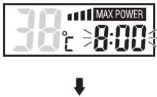 38°C ≥8:00 MAX POWER
