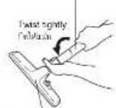 HITACHI CV-SF18 - How to assemble nozzle วิธีประกอบหัวดูดผืน - 1