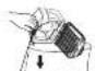 HITACHI CV-SE230V - Filter cleaning / การก็วความสะอาดแผ่นกรอง - 2