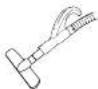 HITACHI CV-SE230V - Attached to the Grip Handle ต่อเข้ากับต้ามจับ - 1