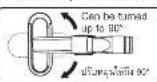 HITACHI CV-SE230V - How to operate the Multi angle nozzle / Brush / วิธีใช้งานหัวตุลดแบบปรับหมุน / แต่ง - 2