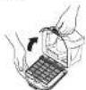 HITACHI CV-SE230V - Filter cleaning / การก็วความสะอาดแผ่นกรอง - 5