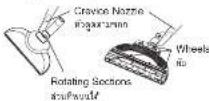 HITACHI CV-SE230V - How to Clean the Dry Mop Head / วิธีการกําความสะอาดหัวดูดผู้เสําหรับพื้นราบ - 2