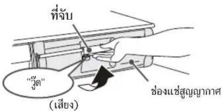 ที่จับ "รู้ด" (เสียง) ช่องแข็งสูญญาศาส