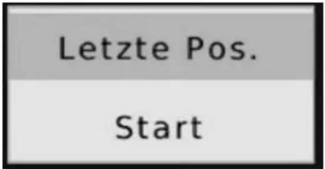 Letzte Pos. Start