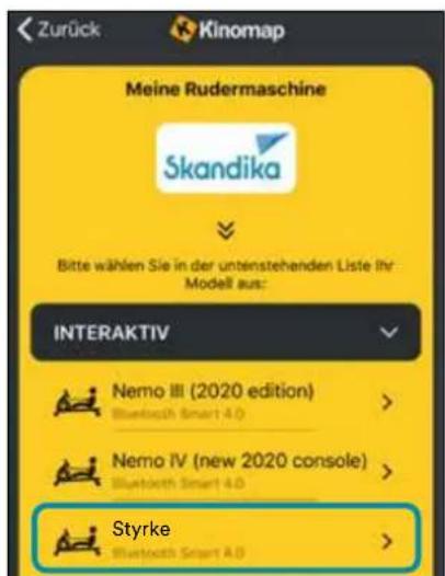 Zurück Kinomap Meine Rudermaschine Skandika Bitte wählen Sie in der untenstehenden Liste Ihr Modell aus: INTERAKTIV Nemo III (2020 edition) Bluetooth Smart 4.0 > Nemo IV (new 2020 console) Bluetooth Smart 4.0 > Styrke Bluetooth Smart 4.0 >