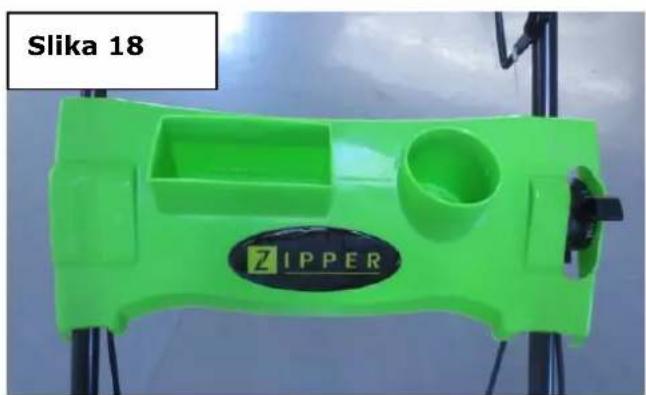 Zipper ZI-BRM56 - Namestitev lovilne posode za travo - 2