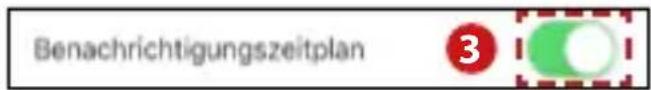 Benachrichtigungszeitplan 3