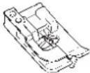 JUKI HZL-G320 - ■ Typen und Anwendungsbereiche der Nähfüße - 4