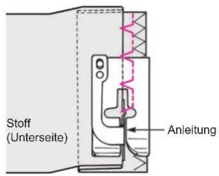 Stoff (Unterseite) Anleitung