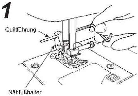1 Quiltführung Nähfußhalter