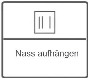 ||| Nass aufhängen
